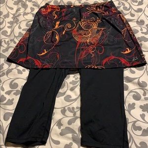 Skirt legging, size XS, knee length
